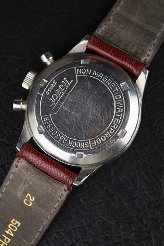 Montre Tissot - Chronographe réf. 6220-5, calibre C27-41, vers 1940 58 Facettes SW-TIS-6220-5-BLK
