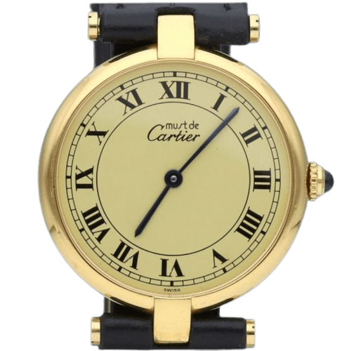 Montre Cartier - Montre Must Vendôme en vermeil 58 Facettes MT47994