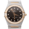 Omega - Montre Constellation en or jaune et acier