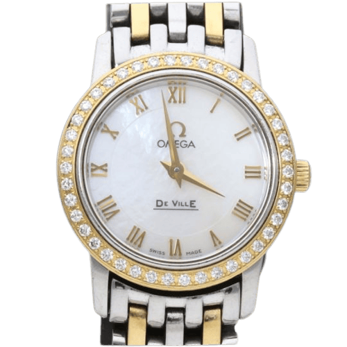 Omega - Montre De Ville Prestige en or jaune et acier