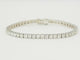 Bracelet Bracelet rivière en or blanc 18 carats avec diamants, environ 5 ct 58 Facettes F4890