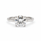 Bague 53 Solitaire - Bague en or blanc 18 carats, diamant brillant de 2,05 ct 58 Facettes 1.0001261/1