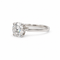Bague 53 Solitaire - Bague en or blanc 18 carats, diamant brillant de 2,05 ct 58 Facettes 1.0001261/1