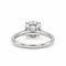 Bague 53 Solitaire - Bague en or blanc 18 carats, diamant brillant de 2,05 ct 58 Facettes 1.0001261/1