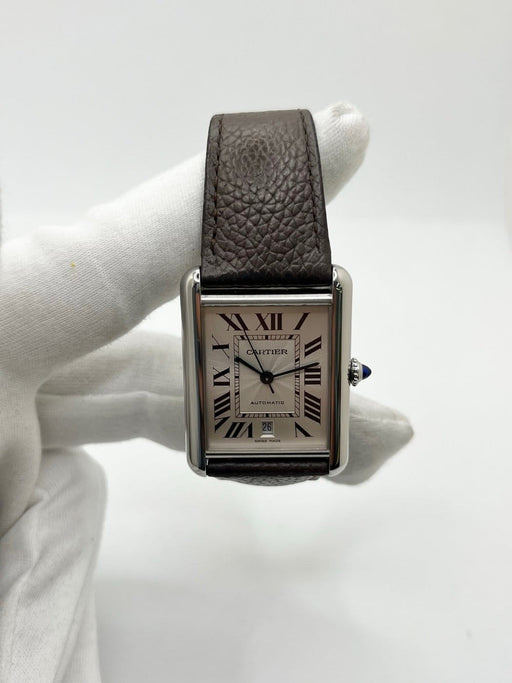 Montre Cartier - Montre Tank Solo XL automatique en acier 58 Facettes 2331