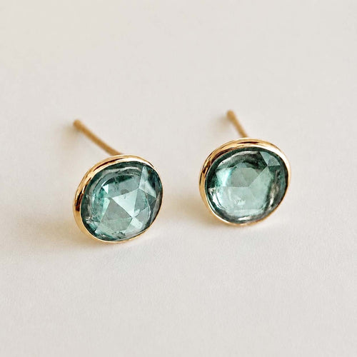 Boucles d'oreilles Love More - Boucles d’oreilles en or 18k et saphirs bleu-vert 58 Facettes GER1041GN_20261007