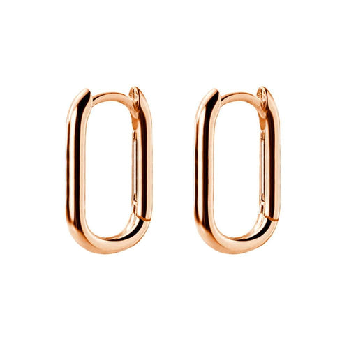 Boucles d'oreilles Jullie - Grandes boucles d’oreilles ovales 58 Facettes SER1016RG_20261007