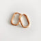 Boucles d'oreilles Jullie - Grandes boucles d’oreilles ovales 58 Facettes SER1016RG_20261007