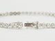 Bracelet Bracelet rivière en or blanc 18 carats avec diamants, environ 3 ct 58 Facettes 31743