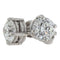 Boucles d'oreilles Boucles d’oreilles en or blanc 750 avec diamants taille brillant, 1,83 ct, certifiés GIA 58 Facettes G4043