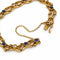 Bracelet Bracelet articulé en or jaune 750‰, saphirs et diamants 58 Facettes 260259R