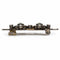 Broche Broche barrette marguerites en or jaune 750 et argent 800 avec diamants 58 Facettes 260254R