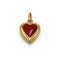 Pendentif Pendentif cœur en or jaune 750 avec émaux bleu et rouge 58 Facettes 260044SP