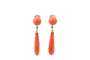 Boucles d'oreilles Boucles d'oreilles anciennes en corail et perles fines 58 Facettes 26993