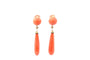 Boucles d'oreilles Boucles d'oreilles anciennes en corail et perles fines 58 Facettes 26993