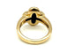 Bague 55 Van Cleef & Arpels Pure Alhambra - Bague en or jaune 18k et onyx 58 Facettes VCA BG 1056