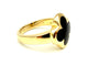 Bague 55 Van Cleef & Arpels Pure Alhambra - Bague en or jaune 18k et onyx 58 Facettes VCA BG 1056