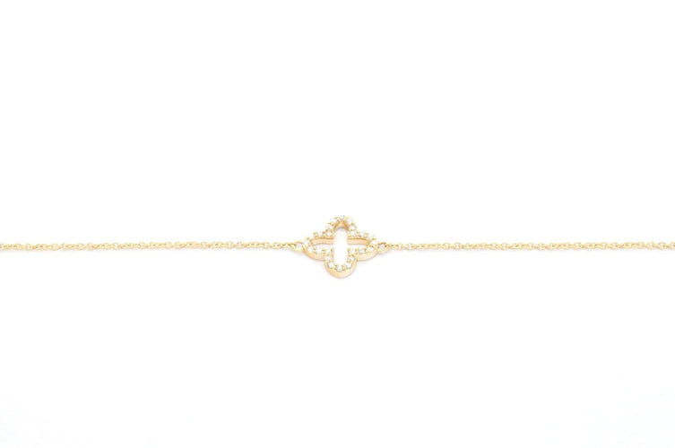 Bracelet Bracelet en or 14 carats (585) avec diamant 58 Facettes 2621