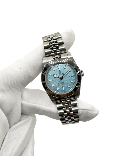 Montre Tudor Black Bay 54 - Montre automatique en acier, cadran bleu, 37 mm 58 Facettes 2330