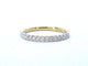 Bague 53 Bague en or 14 carats (585) et diamants 58 Facettes 2622
