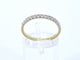 Bague 53 Bague en or 14 carats (585) et diamants 58 Facettes 2622