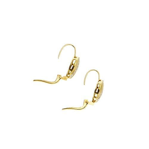 Boucles d'oreilles Boucles d’oreilles - Monachella en or jaune 18 ct et diamants 58 Facettes 38429