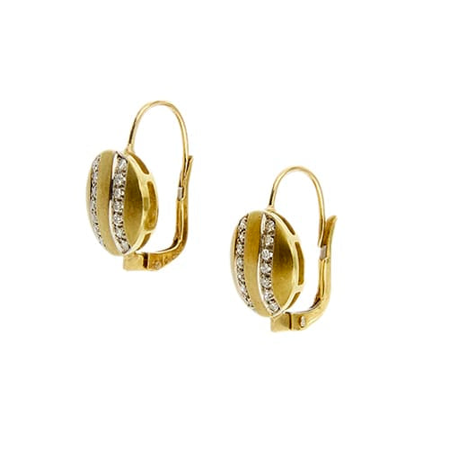 Boucles d'oreilles Boucles d’oreilles - Monachella en or jaune 18 ct et diamants 58 Facettes 38429