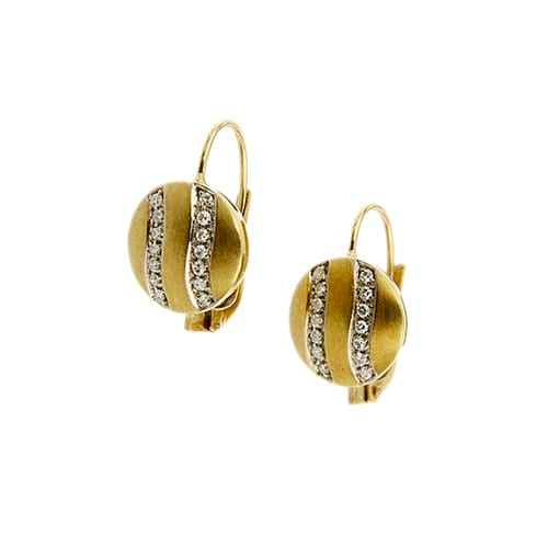 Boucles d'oreilles Boucles d’oreilles - Monachella en or jaune 18 ct et diamants 58 Facettes 38429