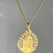 Pendentif Dechamps - Médaille ajourée en or 18 carats 58 Facettes 244