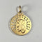 Pendentif Dechamps - Médaille ajourée en or 18 carats 58 Facettes 244