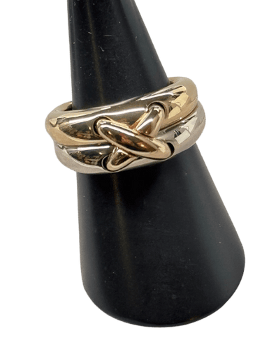 Bague 53.5 Chaumet - Bague Lien en or 18k rose, blanc et jaune 58 Facettes Bague Chaumet