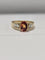Bague 62 Bague ancienne en or 750 millièmes, grenat mandarin et diamants taille baguette 58 Facettes Bague_010