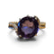 Bague 53 Bague en or 750 millièmes deux tons avec améthyste 58 Facettes Bague_011