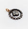 Pendentif Pendentif victorien - Or rose 18k et argent, diamants taille rose, vers 1820 58 Facettes A07817