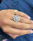 Bague 49 Bague Marguerite Art déco en platine et or blanc 18k, diamants 58 Facettes :mm
