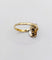 Bague 61 Bague ancienne à fleurs en or 18k et diamants taille rose 58 Facettes A07909