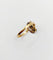 Bague 61 Bague ancienne à fleurs en or 18k et diamants taille rose 58 Facettes A07909