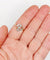 Bague 61 Bague ancienne à fleurs en or 18k et diamants taille rose 58 Facettes A07909