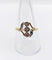 Bague 61 Bague ancienne à fleurs en or 18k et diamants taille rose 58 Facettes A07909