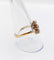 Bague 61 Bague ancienne à fleurs en or 18k et diamants taille rose 58 Facettes A07909