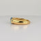 Bague 52 Bague en or jaune 18k avec topaze bleue ovale de 4 ct 58 Facettes 2609007
