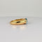 Bague 52 Bague en or jaune 18k avec topaze bleue ovale de 4 ct 58 Facettes 2609007