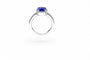 Bague 53 Tanzanite Impériale - Bague en or blanc 18 carats, tanzanite et diamants 58 Facettes F84LP28