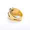 Bague 55 Bague Toi et Moi en or jaune 18k avec saphirs bleus et jaunes 58 Facettes LMB-380