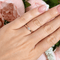 Bague 45.5 Tiffany & Co. Harmony - Bague solitaire en or jaune 18k, 0,19 ct 58 Facettes 26163