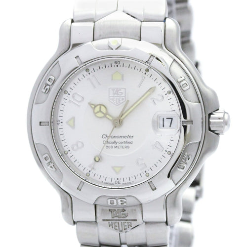 Montre TAG Heuer 6000 Chronometer - Montre chronographe en acier inoxydable 58 Facettes k1ska5x5dp