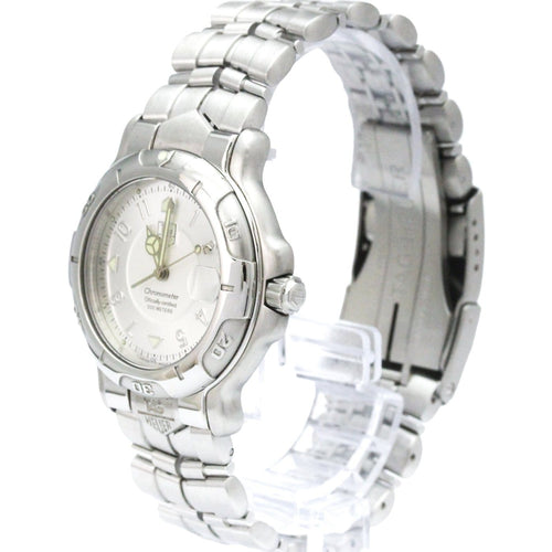 Montre TAG Heuer 6000 Chronometer - Montre chronographe en acier inoxydable 58 Facettes k1ska5x5dp