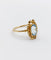 Bague 60 Art déco - Bague en or 18k, aigue-marine et couronne fleurie (vers 1920) 58 Facettes A07910