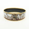 Bracelet Hermès Caleche - Bracelet jonc en émail 58 Facettes gf933isr54