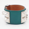 Bracelet Hermès - Bracelet Collier de Chien en cuir vert 58 Facettes i457q46nw6